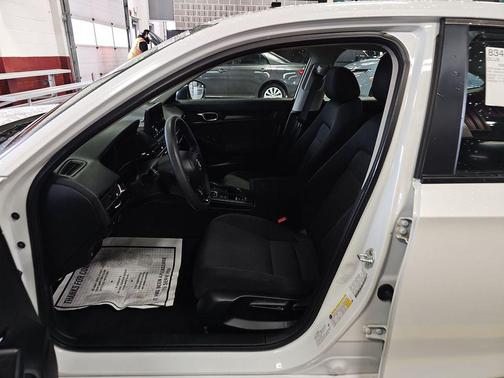 Platinum White Pearl 2024 Honda Civic LX