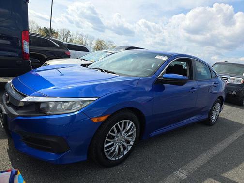 Aegean Blue Metallic 2018 Honda Civic LX