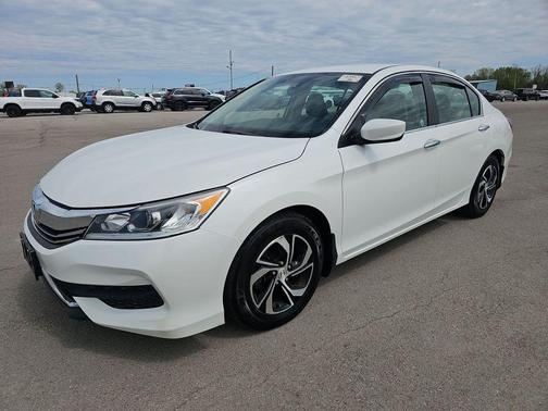 White Orchid Pearl 2017 Honda Accord LX