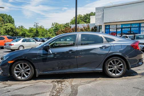 Blue 2021 Honda Civic EX-L