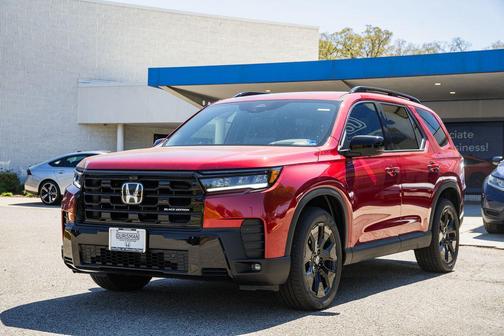 Radiant Red 2026 Honda Pilot Black Edition