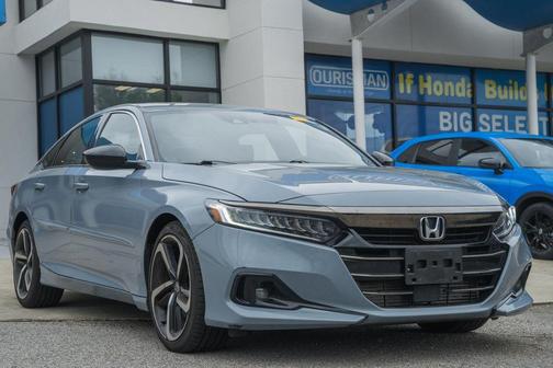 Crystal Black Pearl 2021 Honda Accord Sport 2.0T
