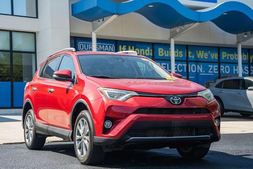Barcelona Red Metallic 2017 Toyota RAV4 Limited