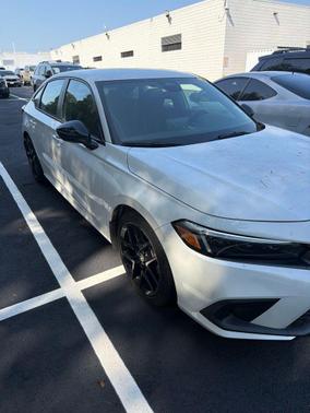 Platinum White Pearl 2023 Honda Civic Sport
