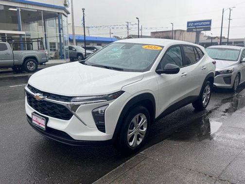 Summit White 2026 Chevrolet Trax LS