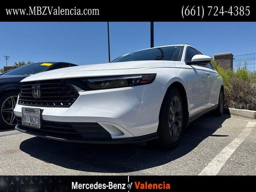 Platinum White Pearl 2024 Honda Accord EX