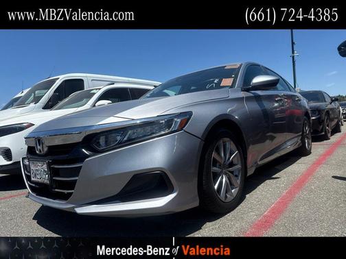Lunar Silver Metallic 2021 Honda Accord LX 1.5T