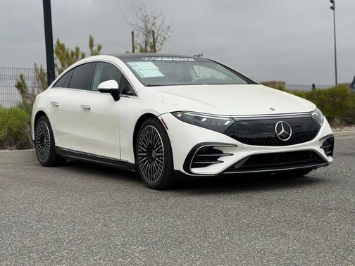 White 2023 Mercedes-Benz EQS 580 4MATIC