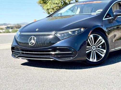 Blue 2022 Mercedes-Benz EQS 450+ 4MATIC