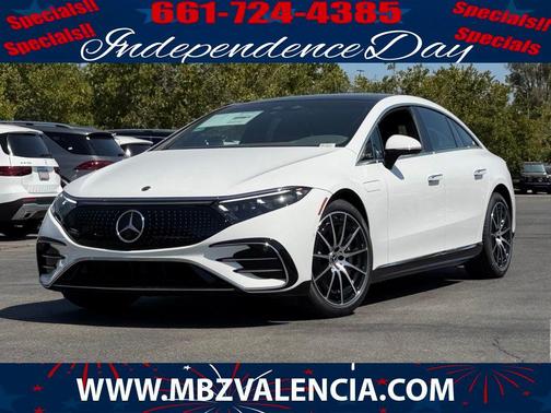 White 2026 Mercedes-Benz EQS 450 4MATIC