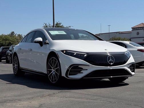 White 2026 Mercedes-Benz EQS 450 4MATIC
