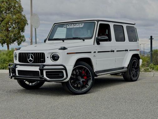 MANUFAKTUR Moonlight White Metallic 2023 Mercedes-Benz AMG G 63 4MATIC