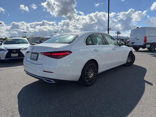 Polar White 2023 Mercedes-Benz C-Class Sedan