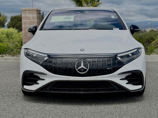White 2025 Mercedes-Benz AMG EQS 4MATIC