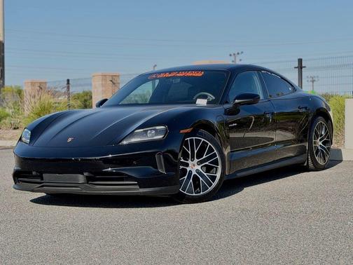 Black 2025 Porsche Taycan Base