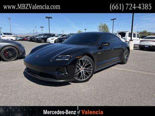 Black 2025 Porsche Taycan Base