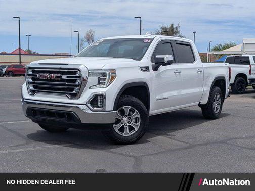 Summit White 2021 GMC Sierra 1500 SLT
