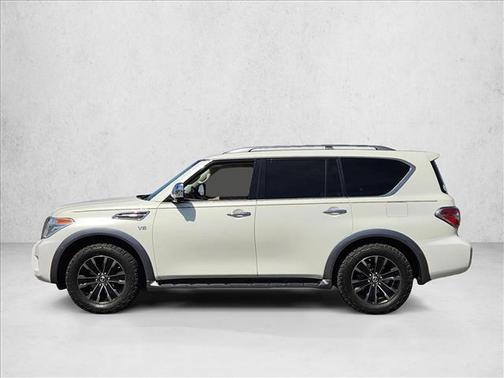 Pearl White 2018 Nissan Armada Platinum