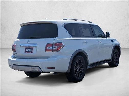 Pearl White 2018 Nissan Armada Platinum