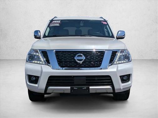 Pearl White 2018 Nissan Armada Platinum