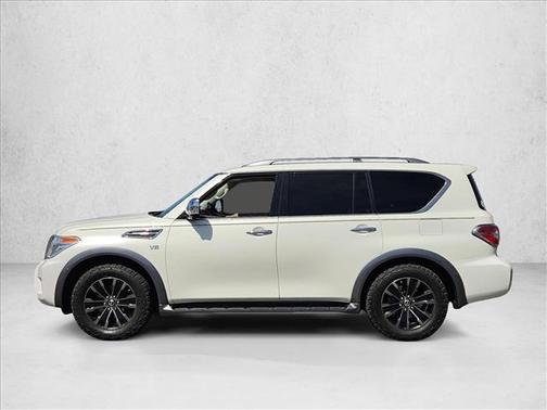 Pearl White 2018 Nissan Armada Platinum