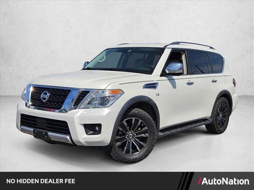 Pearl White 2018 Nissan Armada Platinum