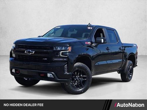 Black 2021 Chevrolet Silverado 1500 LT Trail Boss