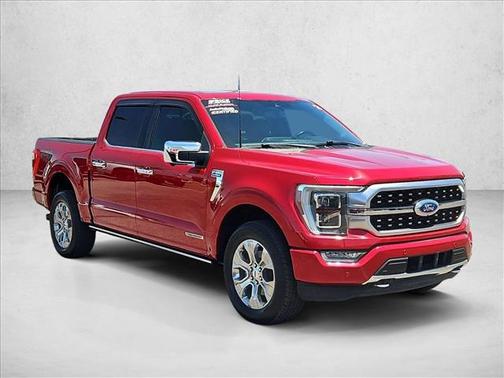 Rapid Red Metallic Tinted Clearcoat 2021 Ford F-150 Platinum