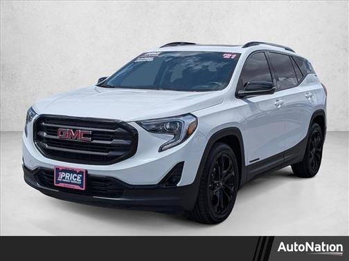 Summit White 2021 GMC Terrain SLT