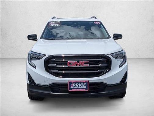 Summit White 2021 GMC Terrain SLT