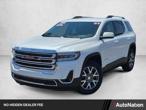 White Frost Tricoat 2023 GMC Acadia FWD SLT
