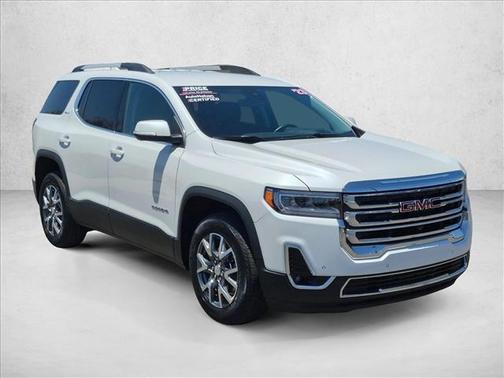 White Frost Tricoat 2023 GMC Acadia FWD SLT