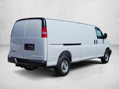 Summit White 2026 Chevrolet Express 3500 3500 Extended Wheelbase, WT, RWD