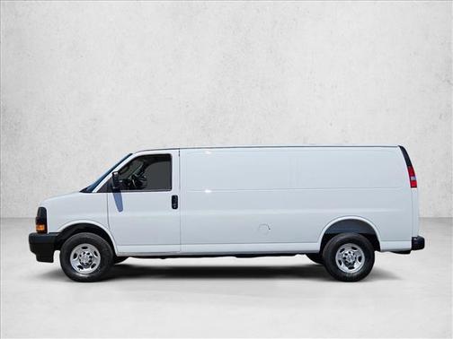 Summit White 2026 Chevrolet Express 3500 3500 Extended Wheelbase, WT, RWD