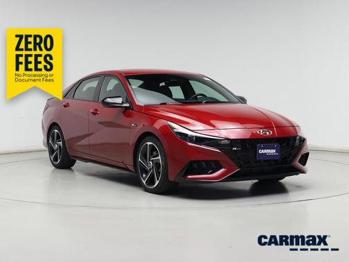 Red 2023 Hyundai ELANTRA N Line
