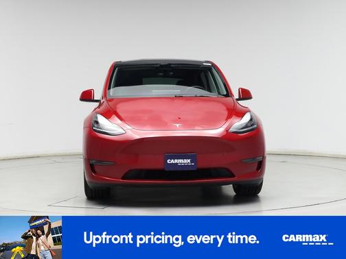 Red 2022 Tesla Model Y Long Range