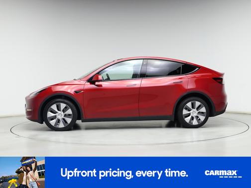 Red 2022 Tesla Model Y Long Range
