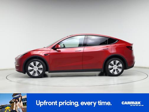 Red 2022 Tesla Model Y Long Range