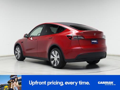 Red 2022 Tesla Model Y Long Range