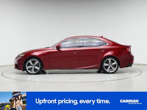 Red 2015 Lexus IS 350