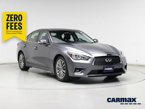 Gray 2023 INFINITI Q50 Luxe