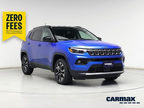Blue 2022 Jeep Compass Limited