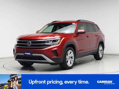 Red 2021 Volkswagen Atlas SE w/Tech