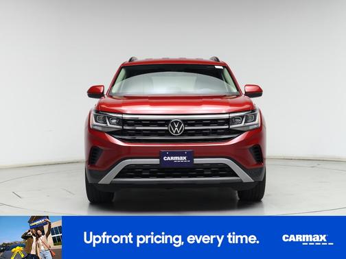 Red 2021 Volkswagen Atlas SE w/Tech
