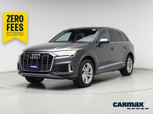 Gray 2021 Audi Q7 Premium Plus