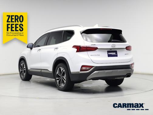 White 2020 Hyundai SANTA FE Limited