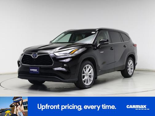 Black 2021 Toyota Highlander Hybrid Limited