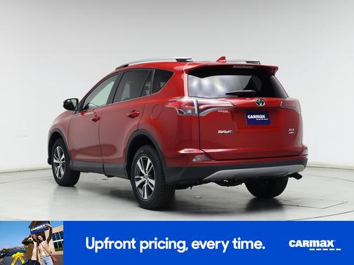 Red 2017 Toyota RAV4 XLE