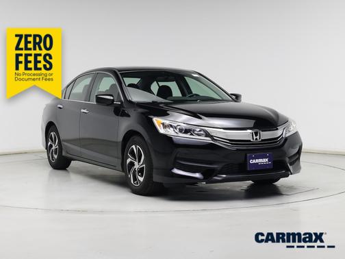 Black 2017 Honda Accord LX