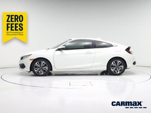 White 2016 Honda Civic EX-L